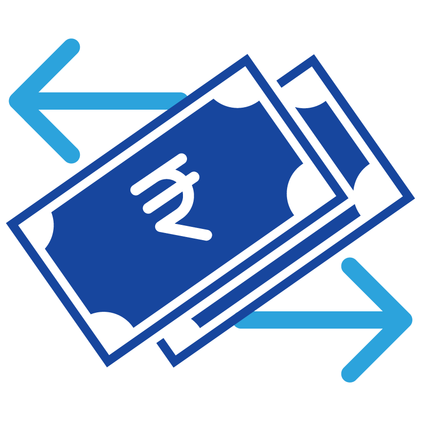 transfer money icon irctc ticket agent cash train registration booking commission india fee banner principal service form kendra seva digital